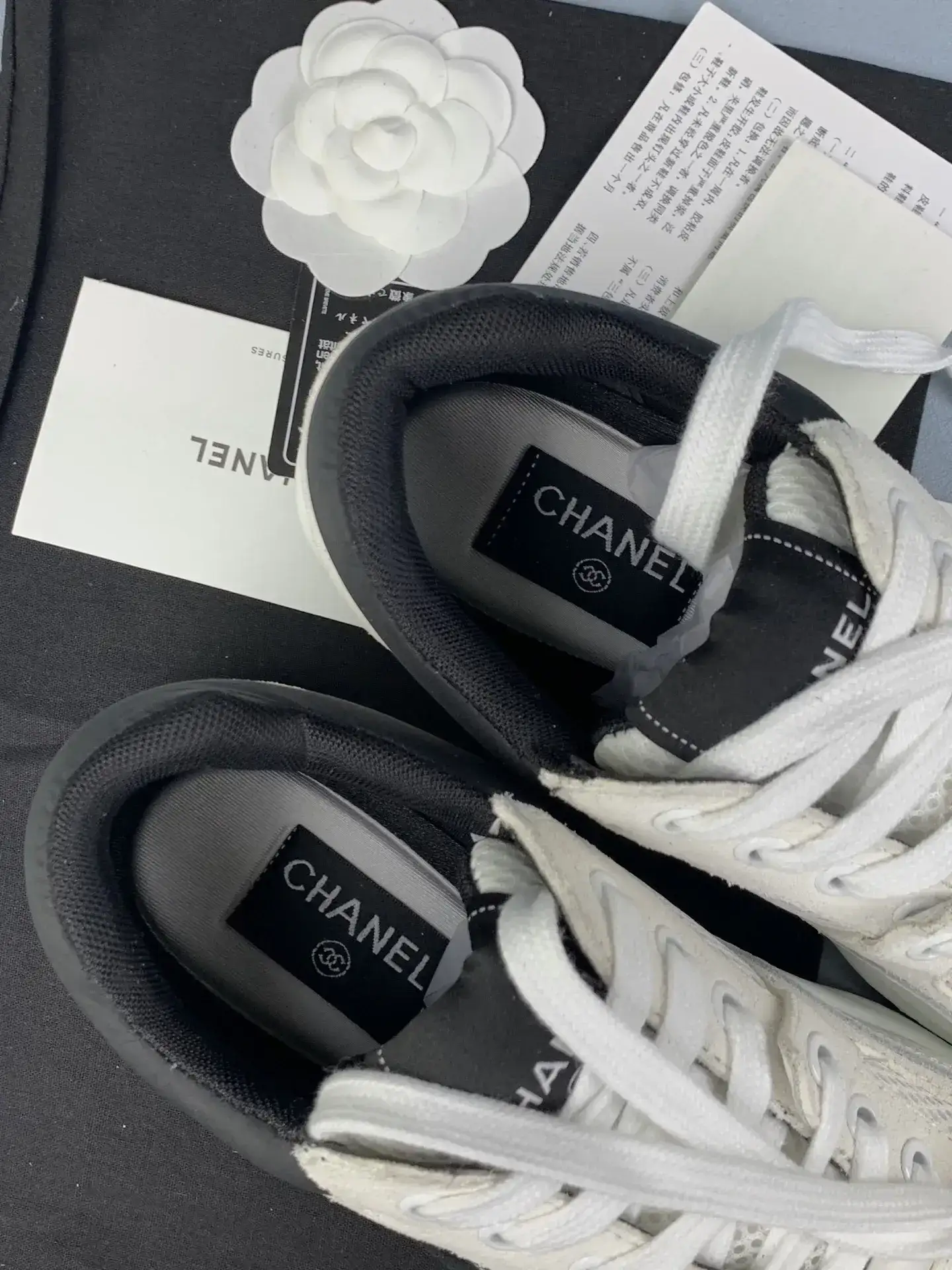 CHANEL Sneakers Fabric, Suede Calfskin & Mesh product photo from LabelPicks
