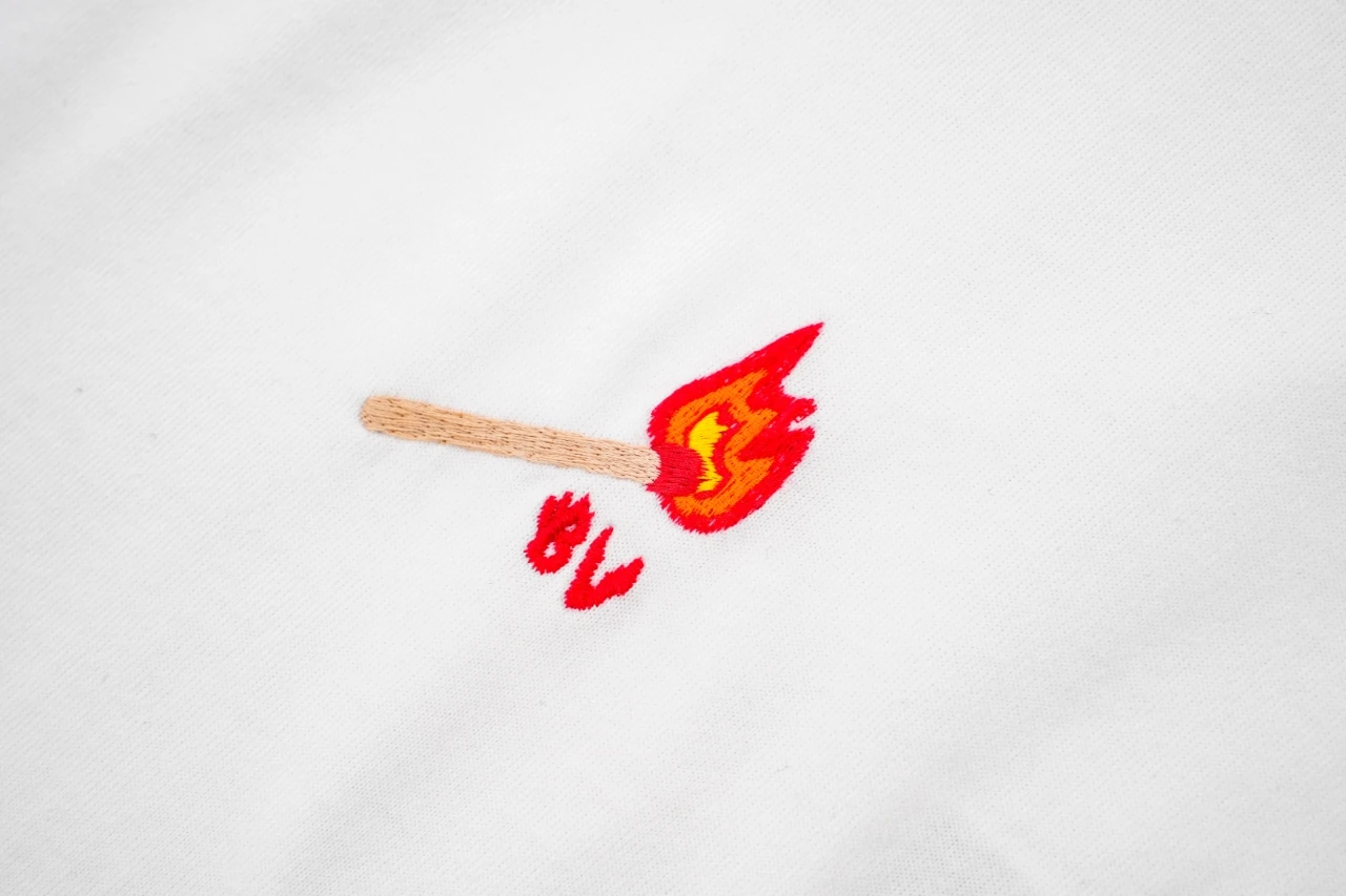 Bottega Veneta White Matchstick Embroidered T-Shirt product photo from LabelPicks