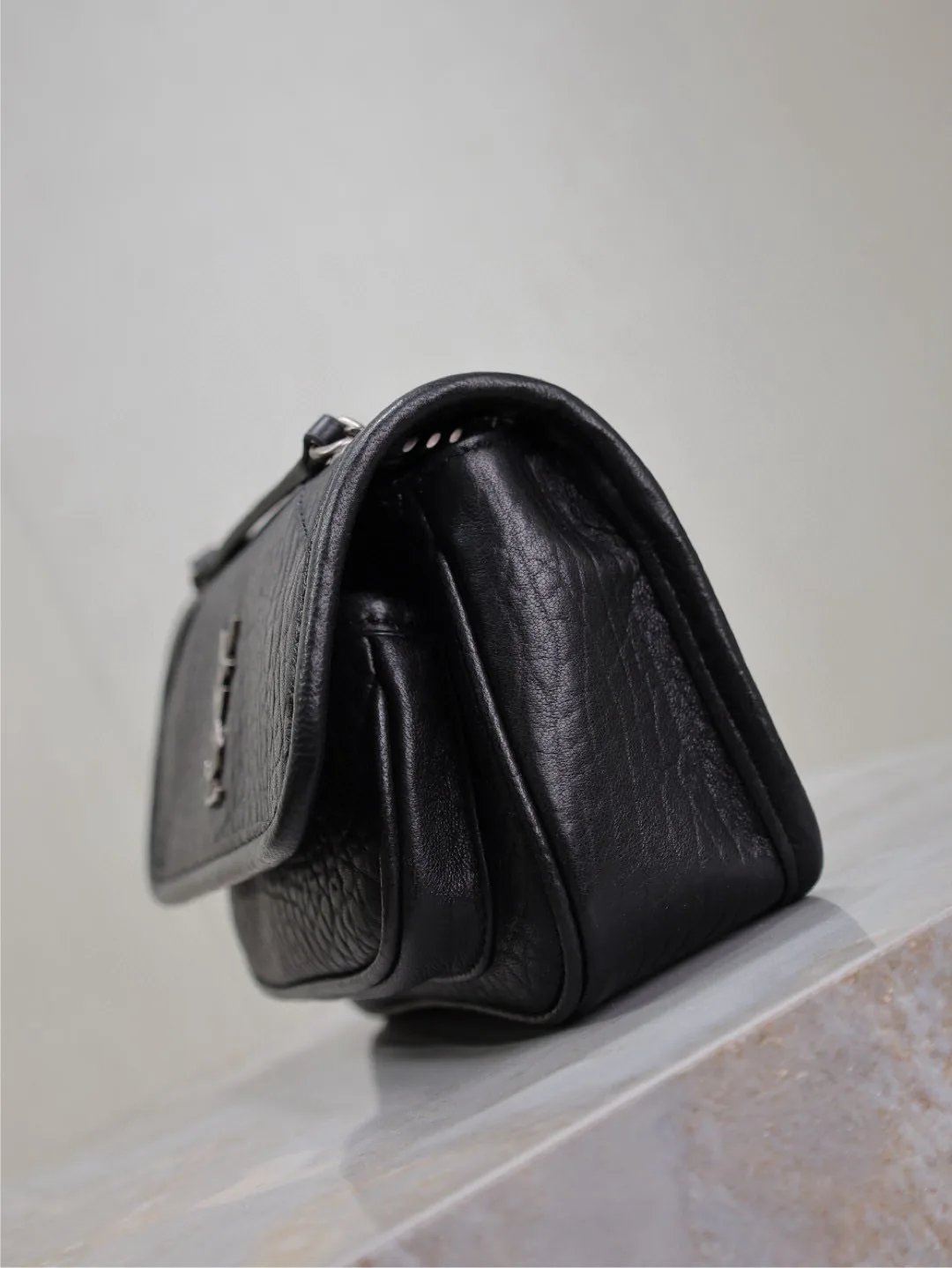 Saint Laurent Black Niki Lambskin Crossbody Bag product photo from LabelPicks