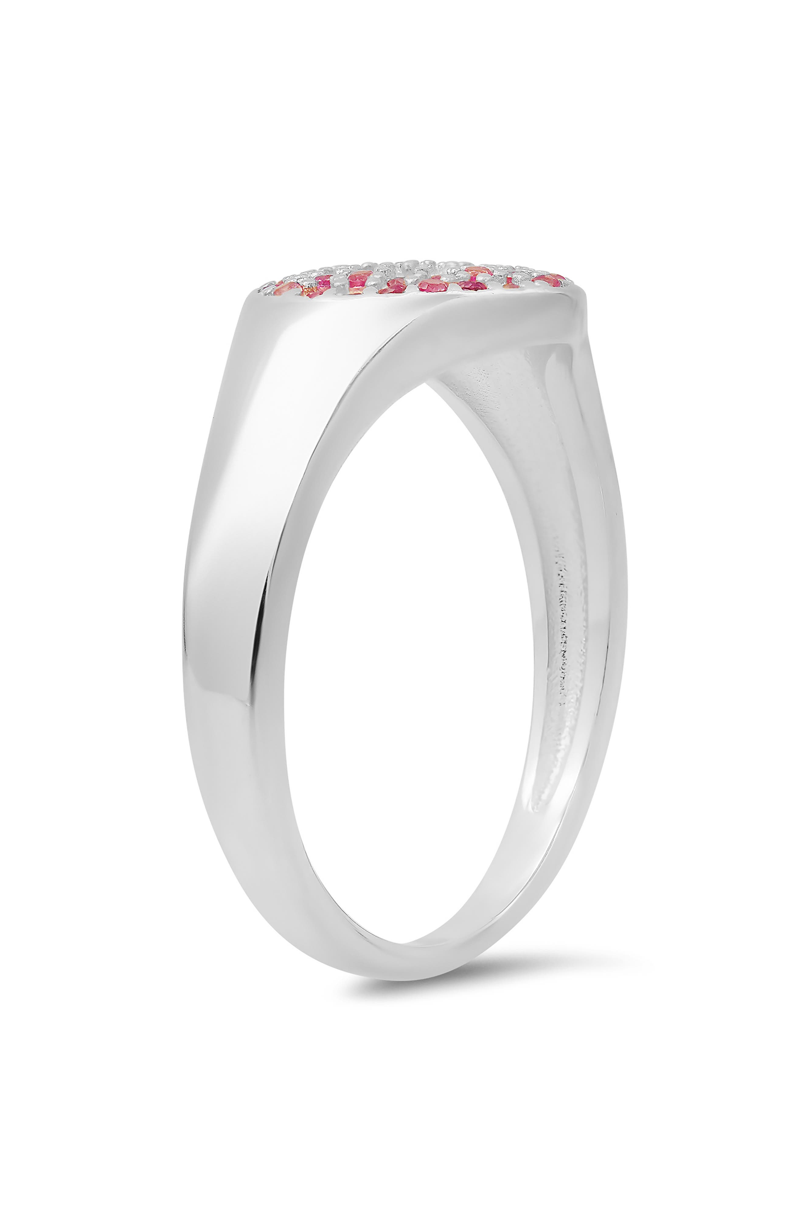 Queen Jewels Ombré CZ Heart Ring