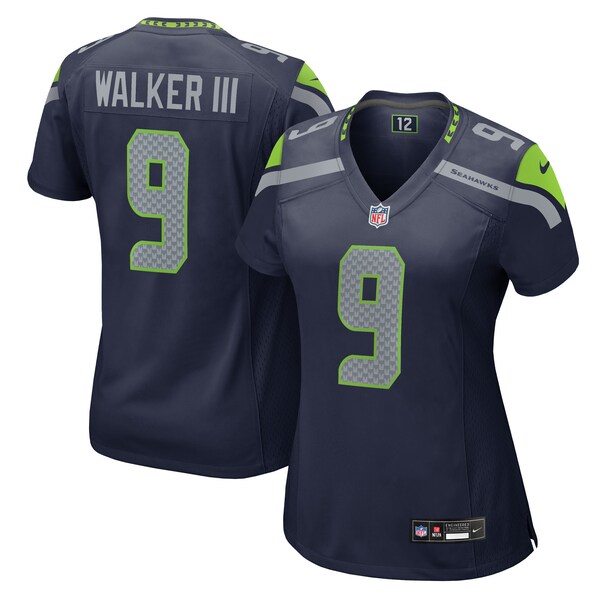 Kenneth Walker III Seattle Seahawks Nike Women's Team Game Jersey -  College Navy/Neon Green