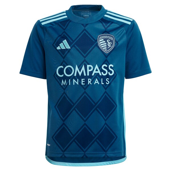 Sporting Kansas City adidas Youth 2024 Diamonds Our Forever Replica Custom Jersey – Navy