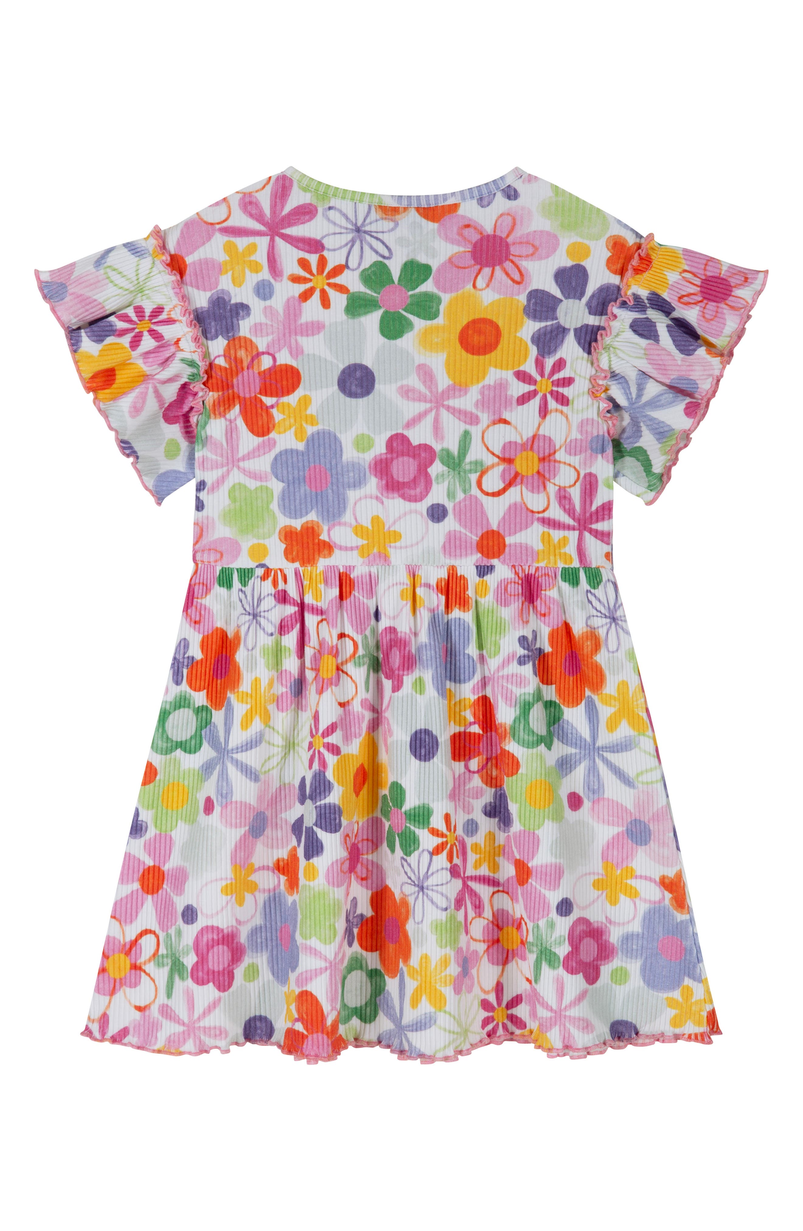 Andy & Evan Kids' Rib Print Dress