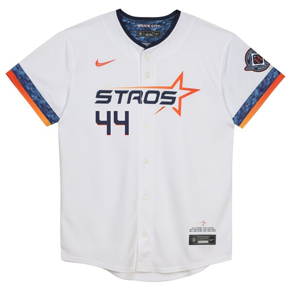 Yordan Alvarez Houston Astros Nike Preschool 2025 City Connect Limited Player Jersey - White