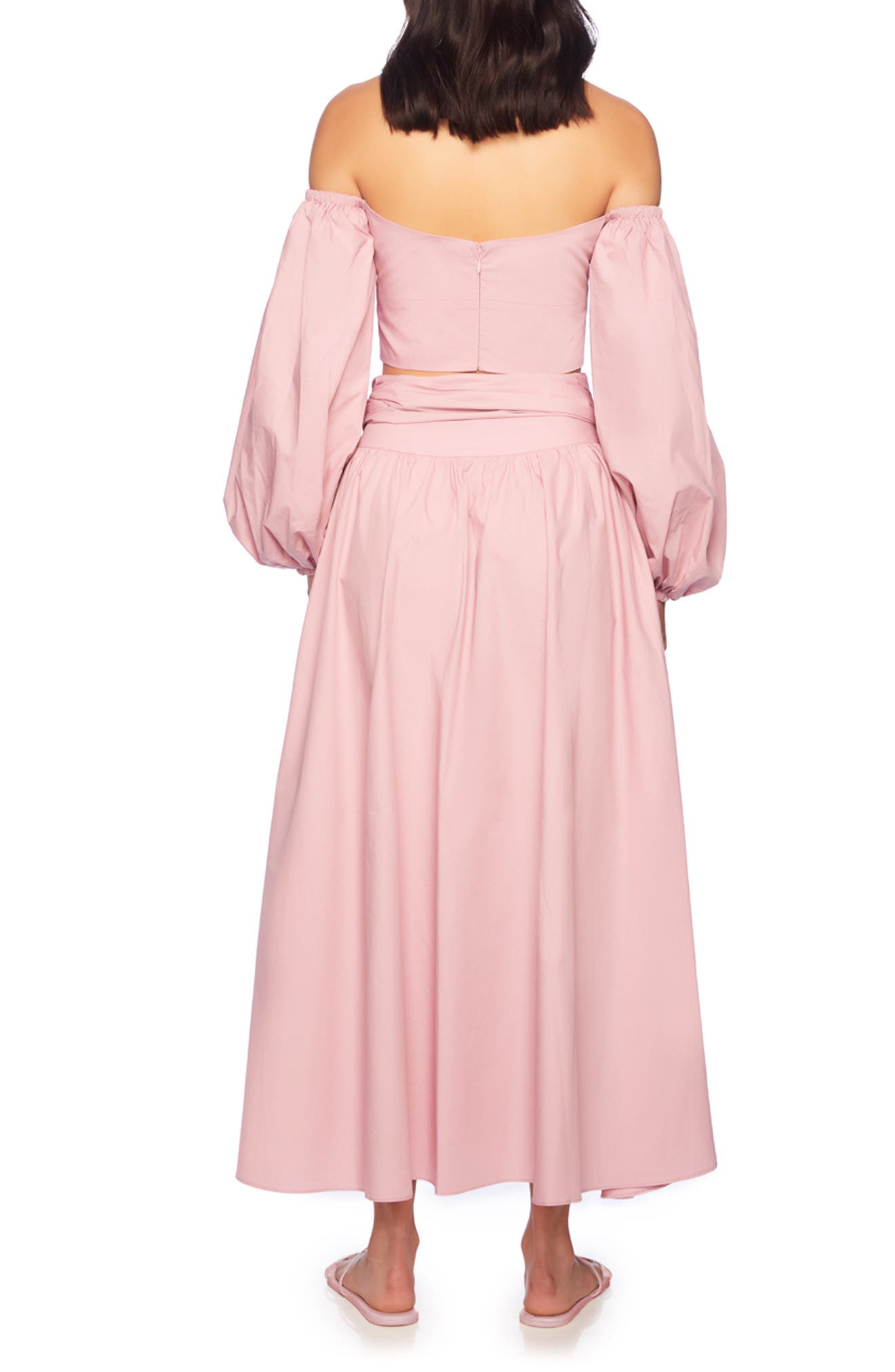 Susana Monaco Poplin Wrap Maxi Skirt