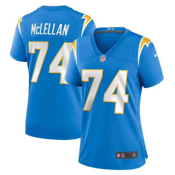 Tyler McLellan Los Angeles Chargers Nike Women's  Game Jersey -  Powder Blue