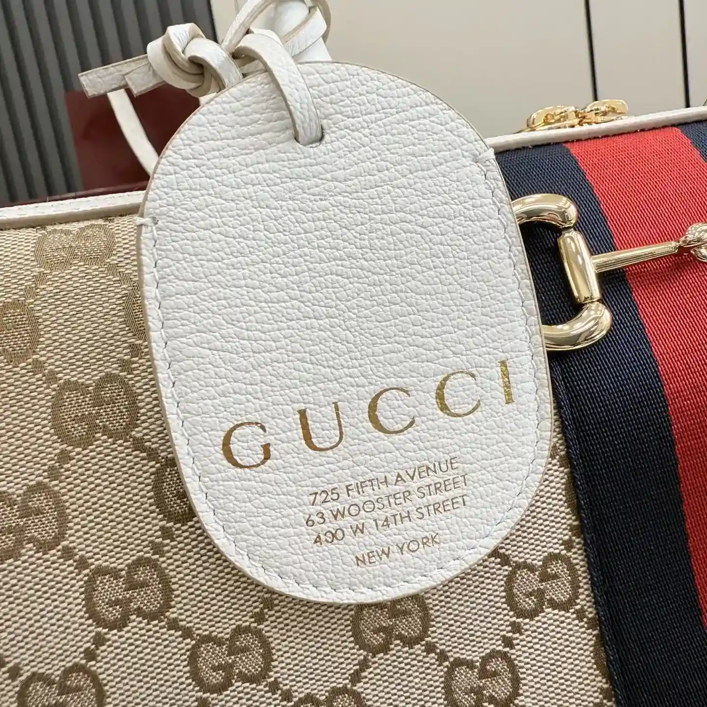 Gucci White Quilted Leather Top Handle Bag product photo from LabelPicks