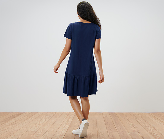 Jerseykleid mit Volant