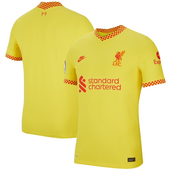 Liverpool Nike 2021/22 Third Vapor Match Jersey - Yellow