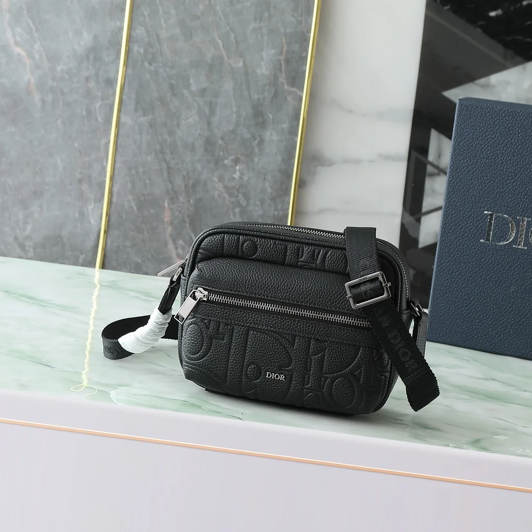 Dior Black Calfskin Crossbody Bag product photo from LabelPicks