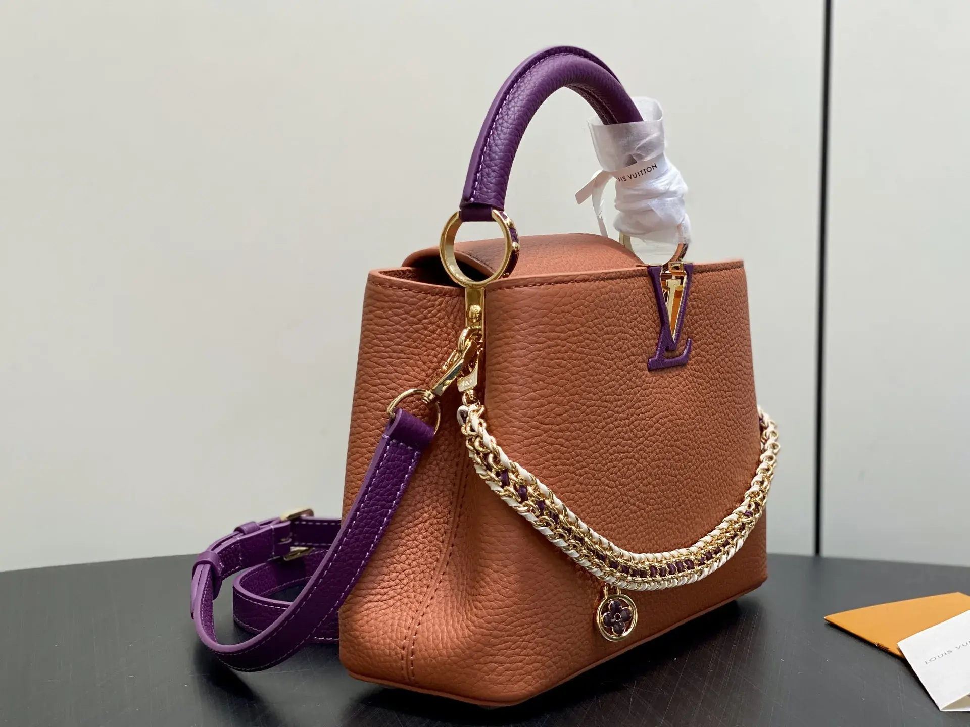 Louis Vuitton Brown Capucines Top Handle Bag product photo from LabelPicks