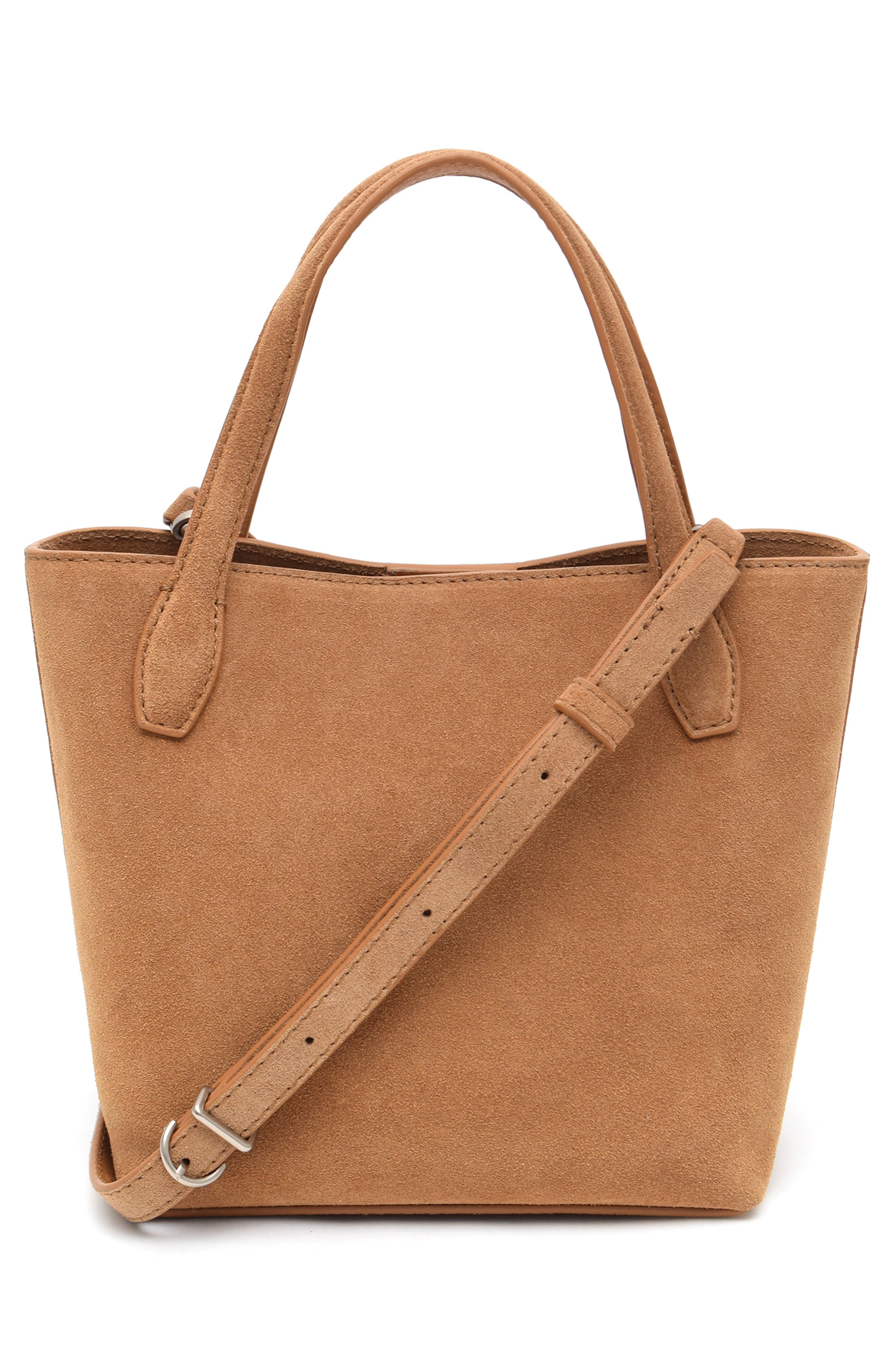 Thacker Asher Suede Crossbody Tote