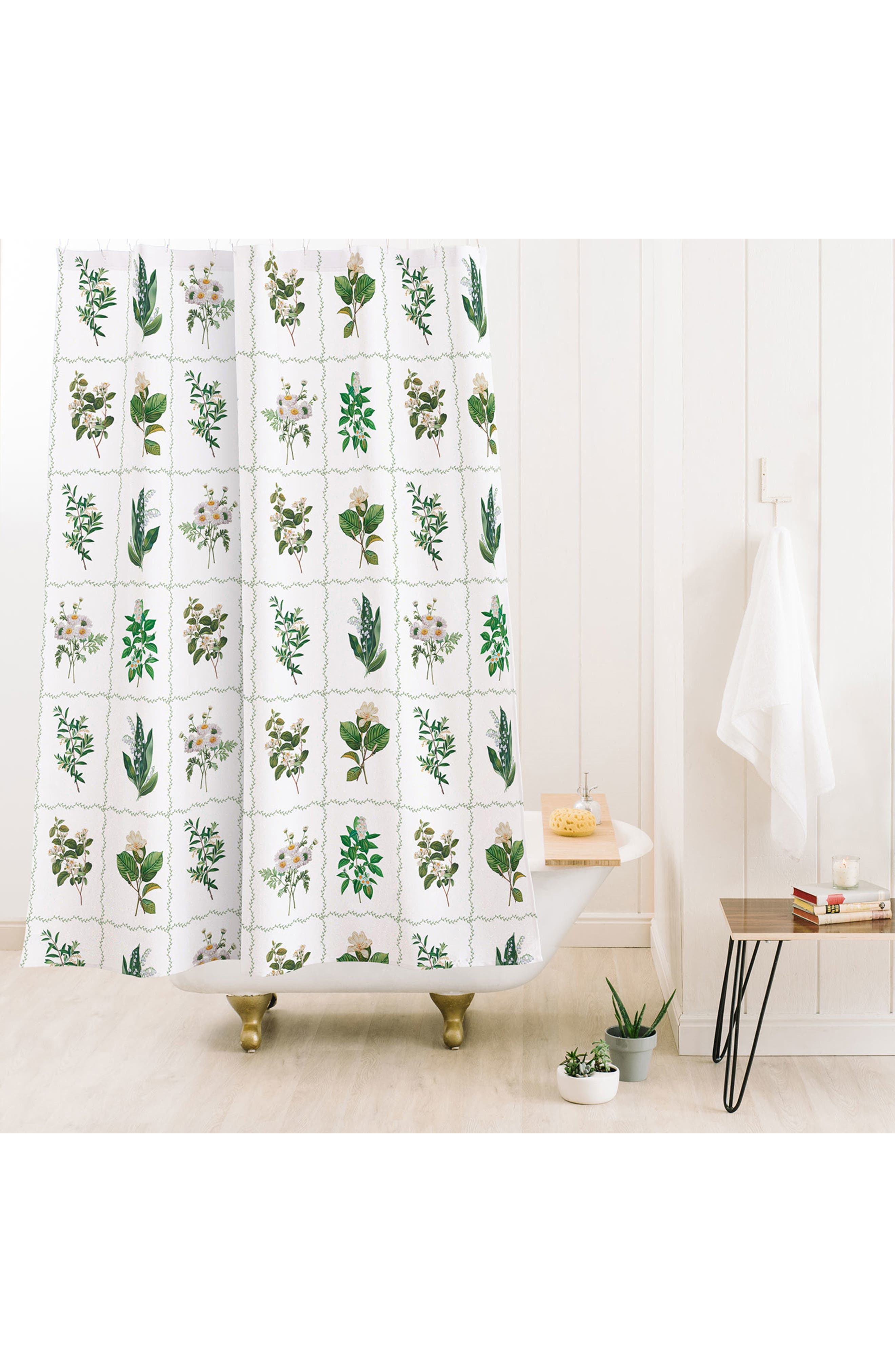 Deny Designs Botanical Collection Shower Curtain