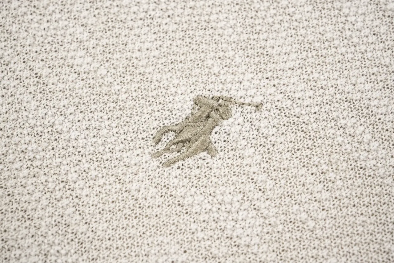 Ralph Lauren Off White Linen Single Breasted Long Sleeve Cardigan Shirt product photo from LabelPicks