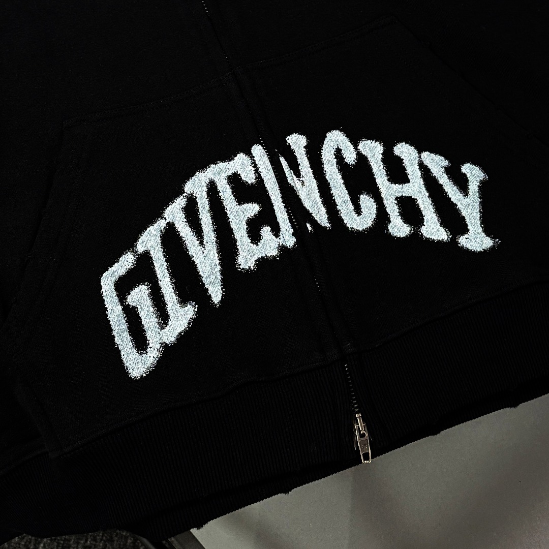 Letters Skull Print Long Sleeve Zipper Hoodies