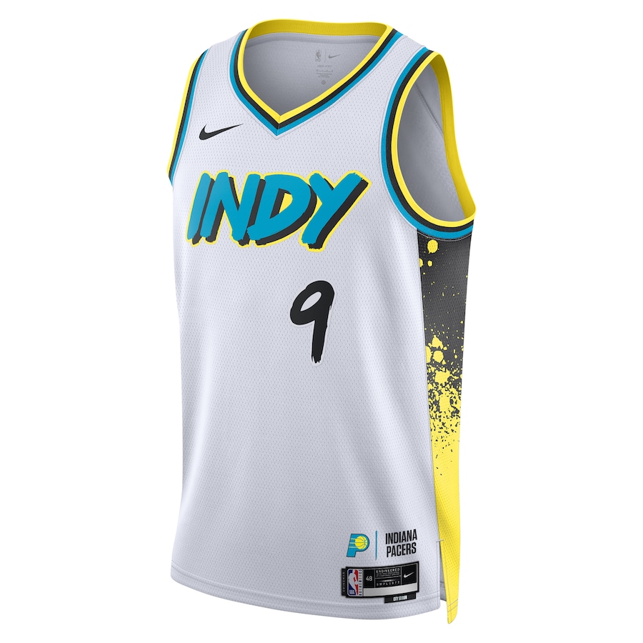 T.J. McConnell Indiana Pacers Nike City Edition Swingman Jersey 2024 - White