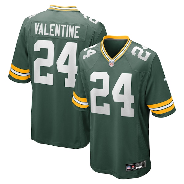 Carrington Valentine Green Bay Packers Nike  Game Jersey -  Green