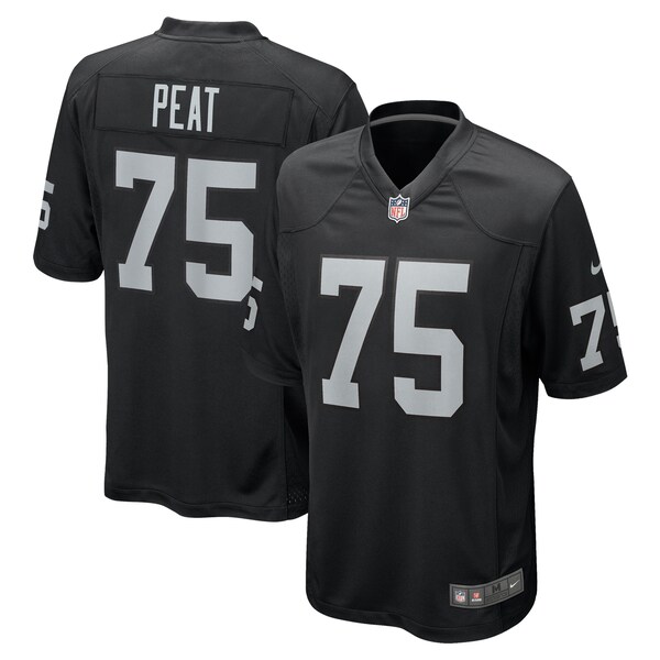 Andrus Peat Las Vegas Raiders Nike Team Game Jersey -  Black