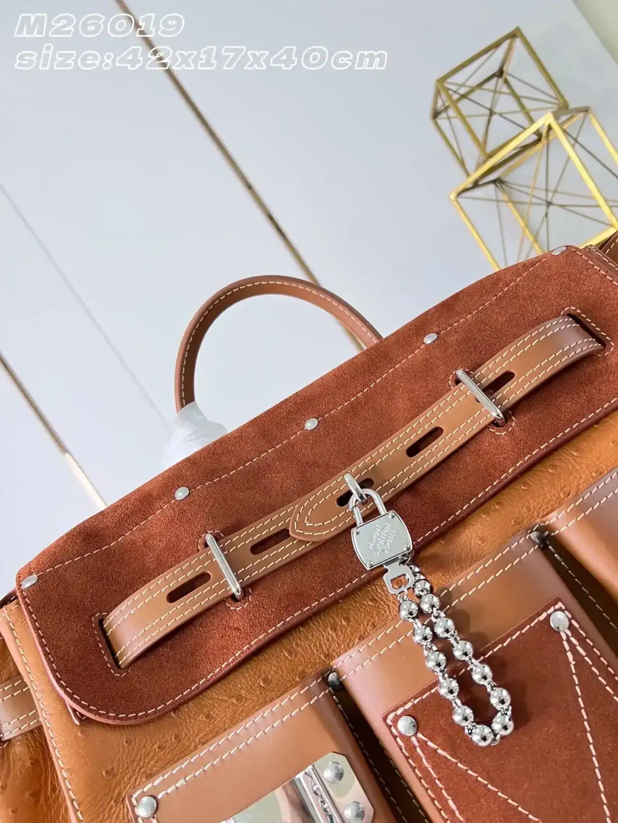 Louis Vuitton Suede Leather Tote Bag product photo from LabelPicks