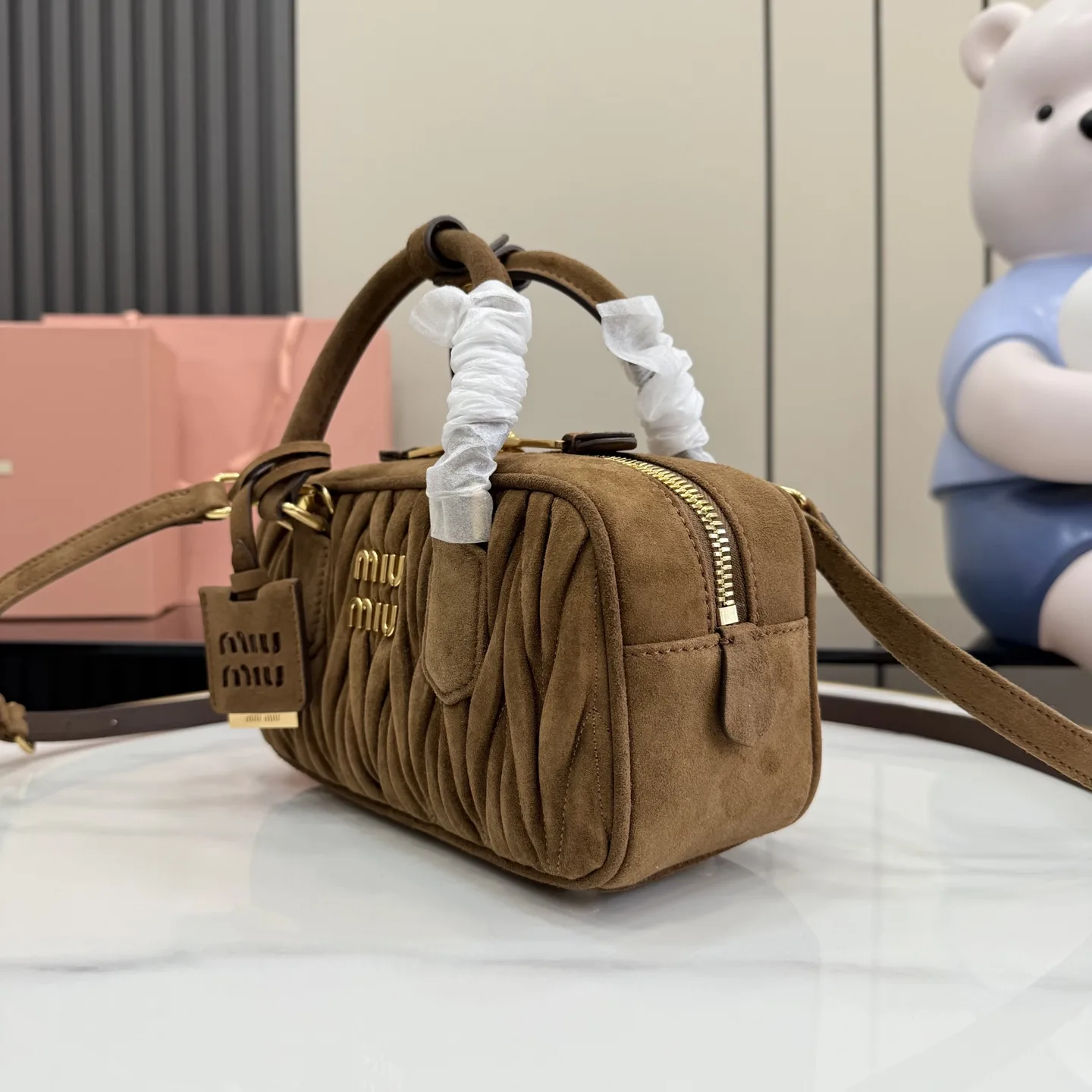 Miu Miu Arcadie Calfskin Top Handle Bag product photo from LabelPicks