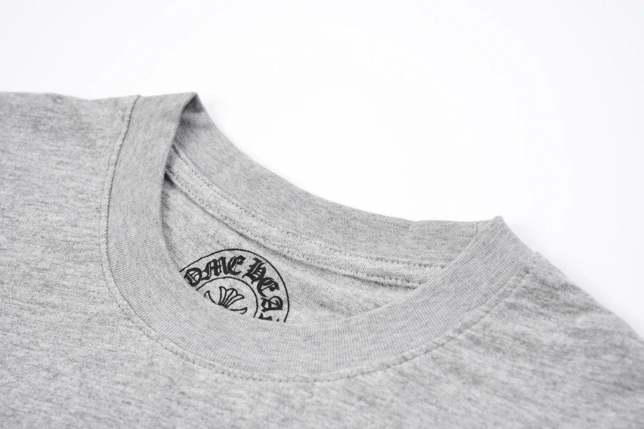 Chrome Hearts Grey Pocket Cross Leather Label T-Shirt product photo from LabelPicks