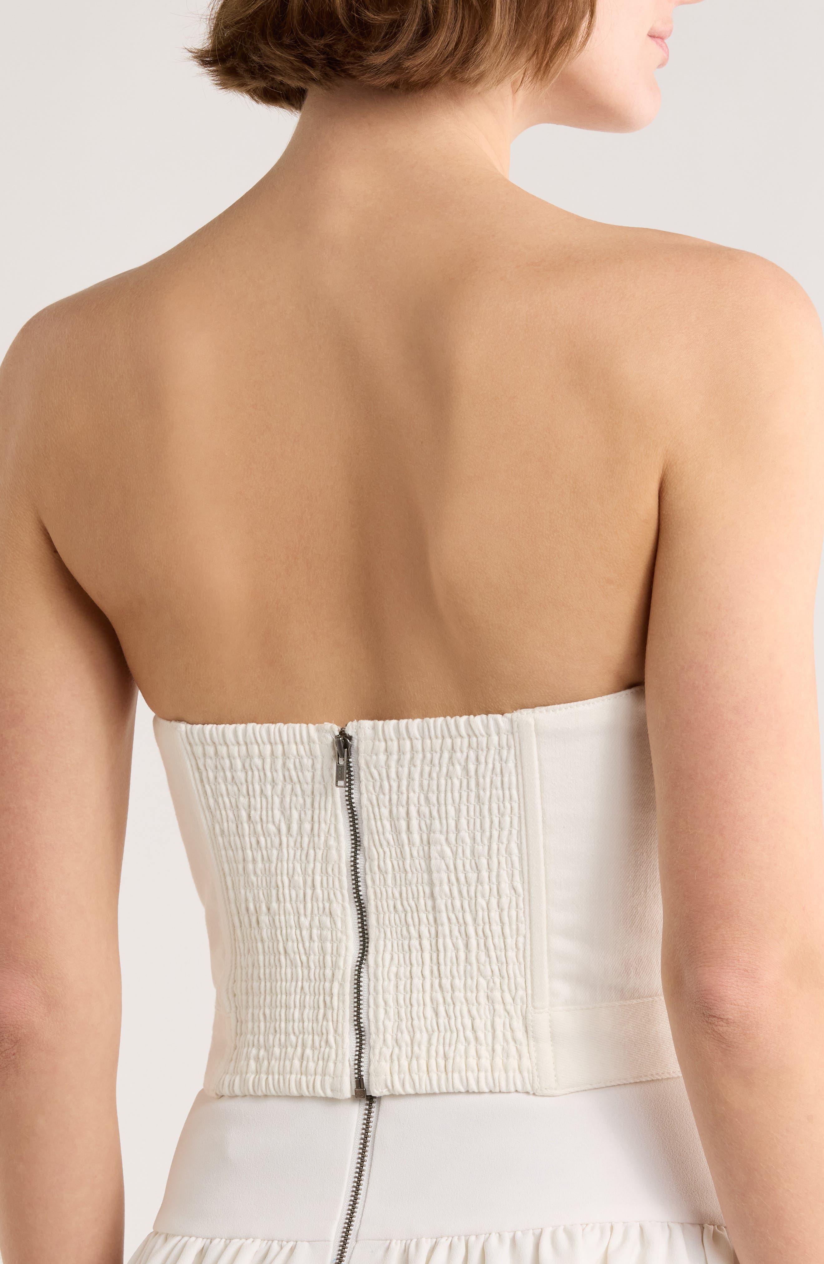 Alice + Olivia Hensley Button Front Bustier