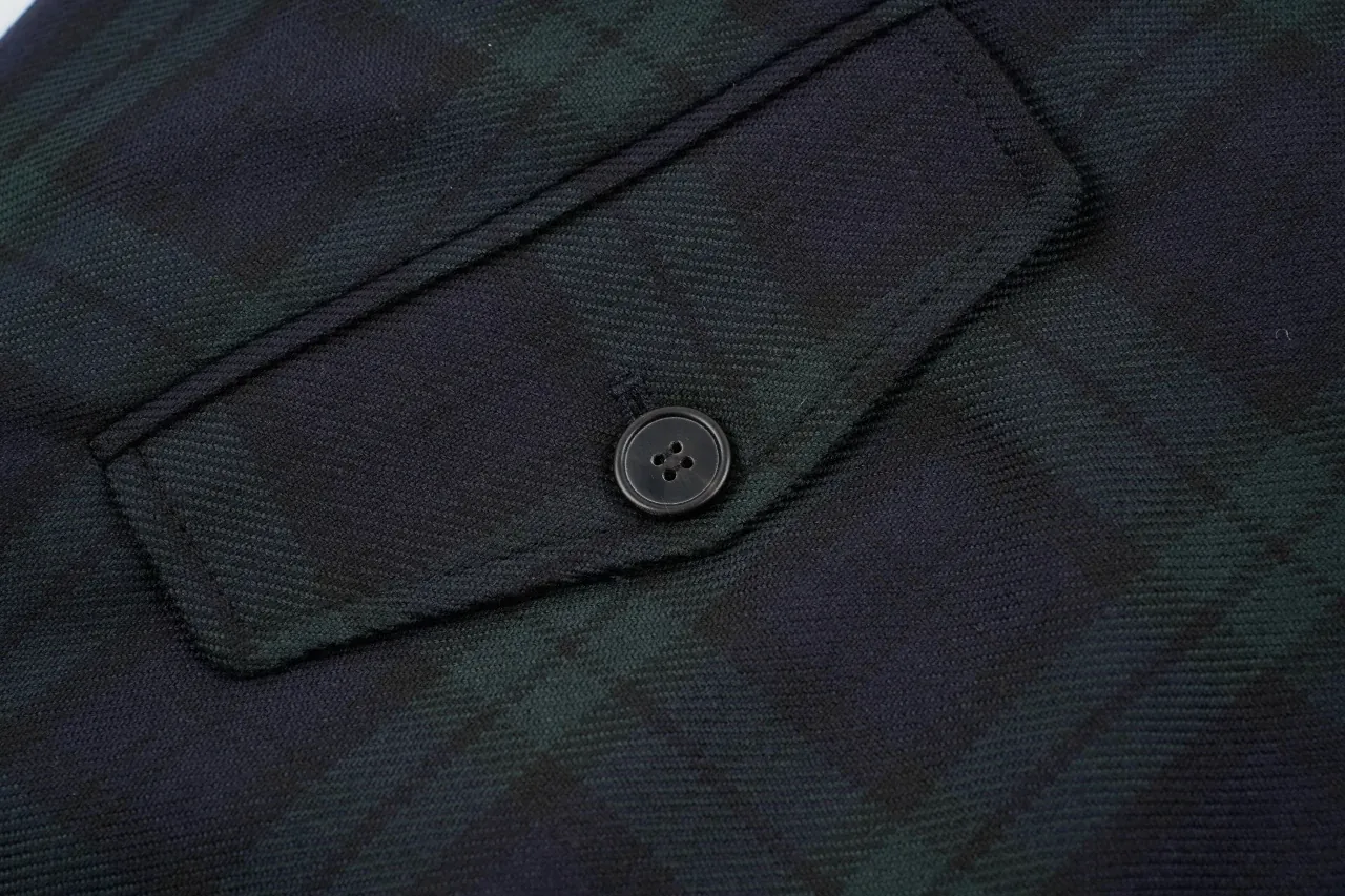 Miu Miu Dark Green Check Logo Padded Jacket product photo from LabelPicks