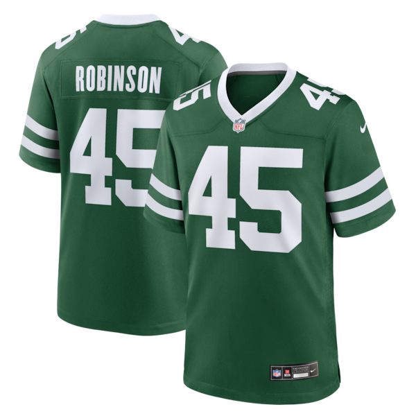 Mark Robinson New York Jets Nike Team Game Jersey - Legacy Green