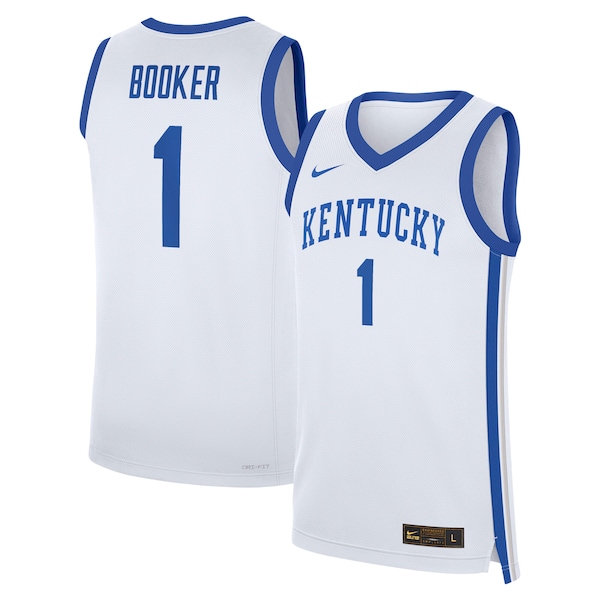 Devin Booker Kentucky Wildcats Nike Performance Replica Basketball Jersey - White