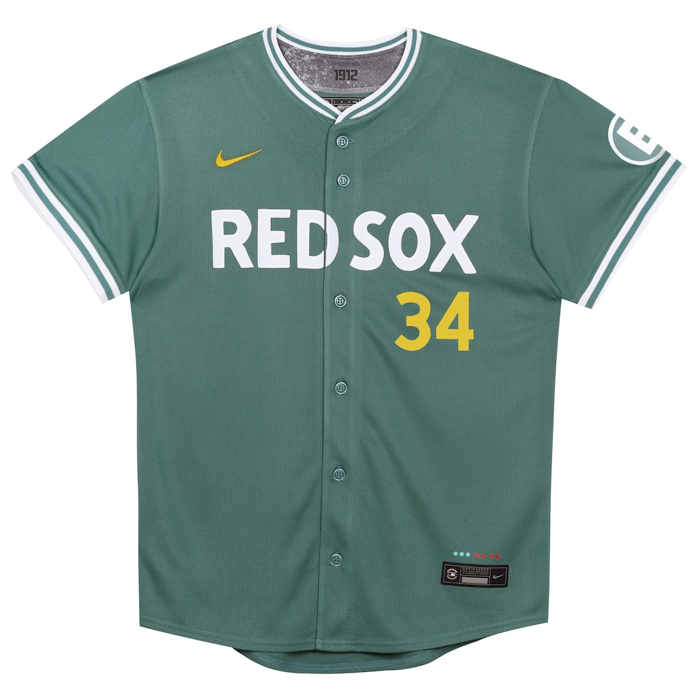 David Ortiz Boston Red Sox Nike Preschool 2025 City Connect Limited Retired Player Jersey - Green