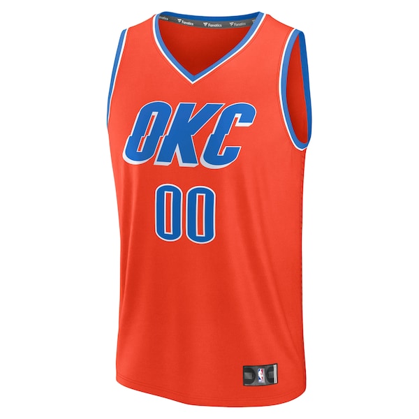 Oklahoma City Thunder  Fast Break Custom Jersey - Statement Edition - Orange
