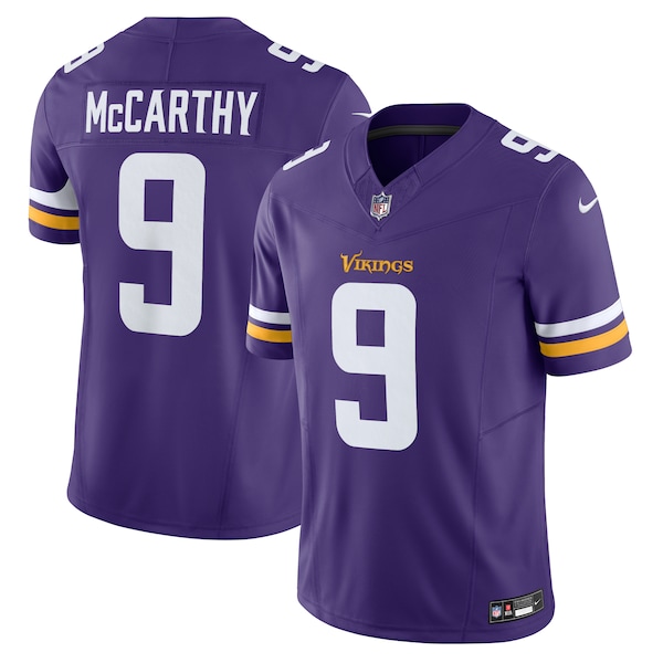 J.J. McCarthy Minnesota Vikings Nike Vapor F.U.S.E. Limited Jersey - Purple