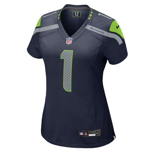 Number 1 Bride Seattle Seahawks Nike Women's Game Jersey -  College Navy