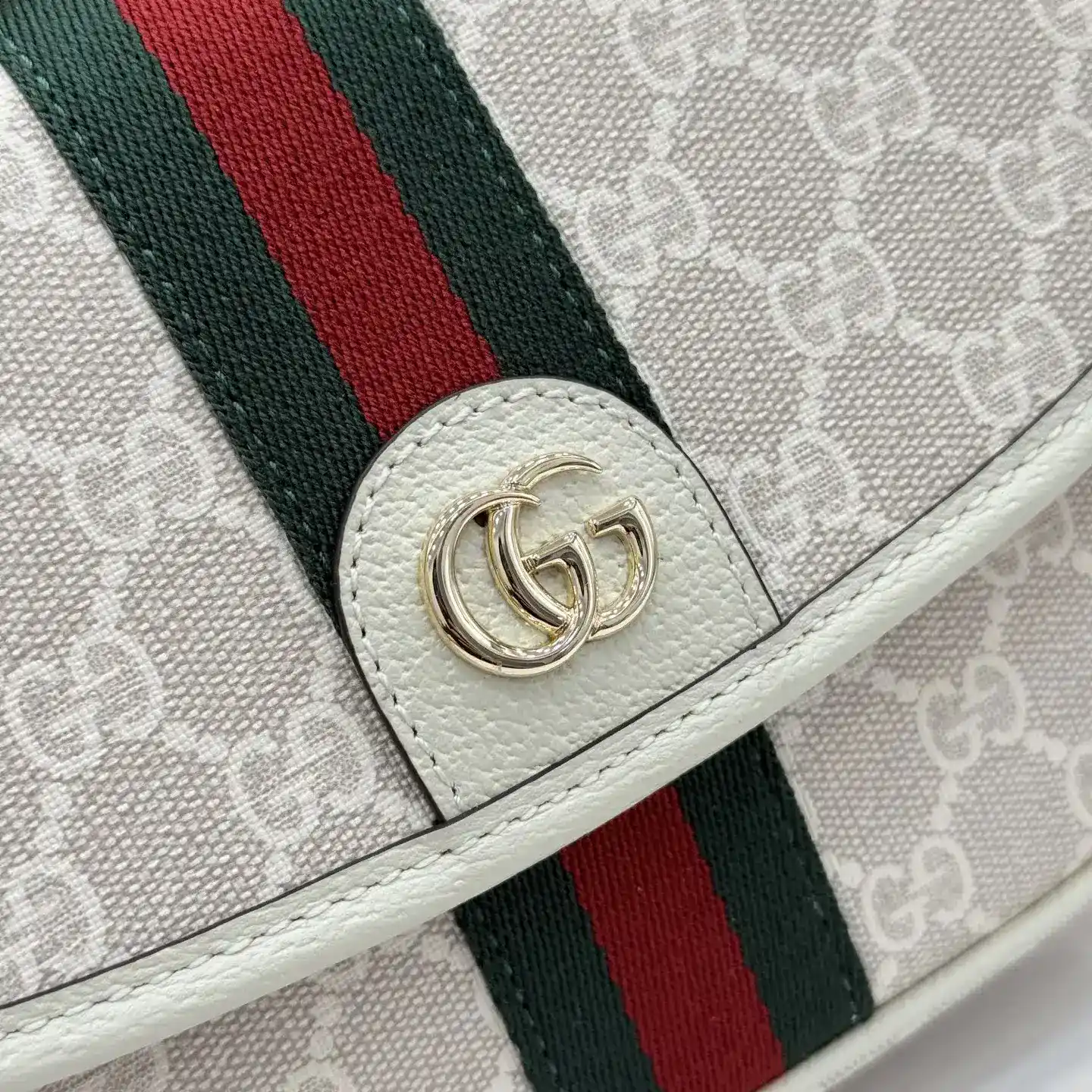 Gucci Ophidia White GG Supreme Canvas Crossbody Bag product photo from LabelPicks