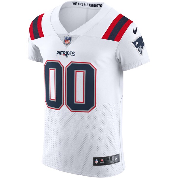New England Patriots Nike Vapor Elite Custom Jersey - White