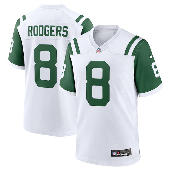 Aaron Rodgers New York Jets Nike Classic Alternate Game Jersey - White