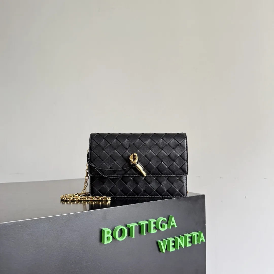 Bottega Veneta Intrecciato Woven Leather Andiamo Crossbody Bag product photo from LabelPicks