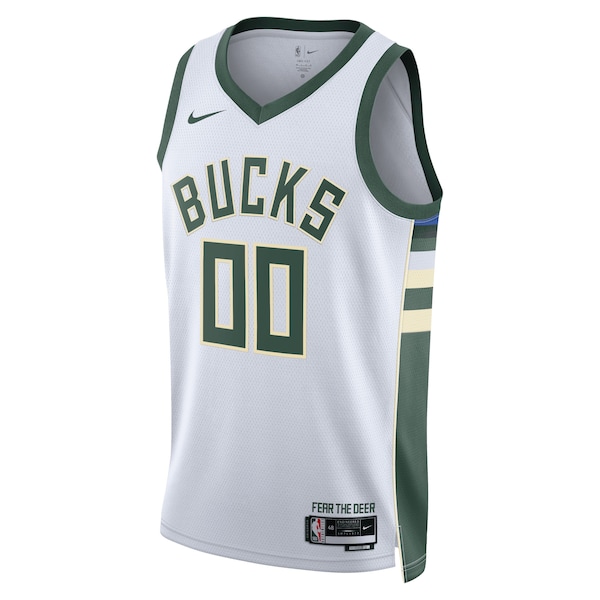 Milwaukee Bucks Nike Unisex Swingman Custom Jersey White - Association Edition