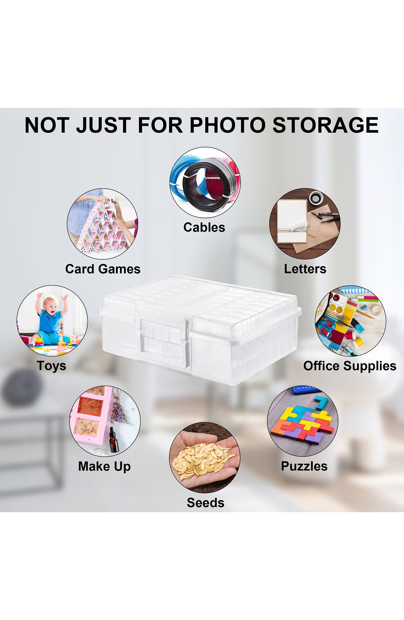 SORBUS 4x6 Photo Storage with Case