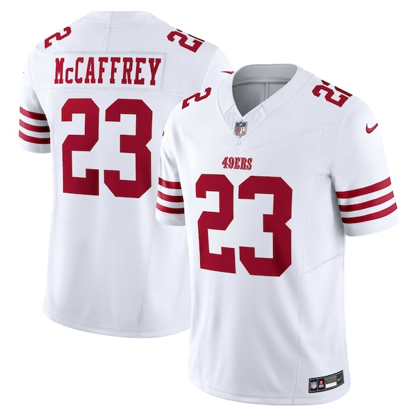 Christian McCaffrey San Francisco 49ers Nike Vapor F.U.S.E. Limited Jersey - White