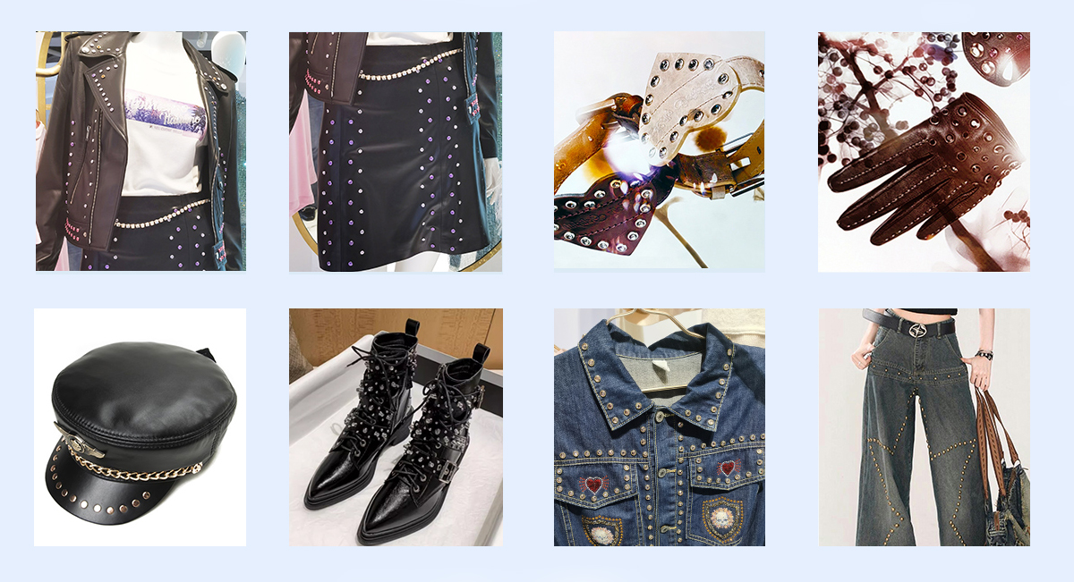 Rimmed Hotfix Rhinestones Application
