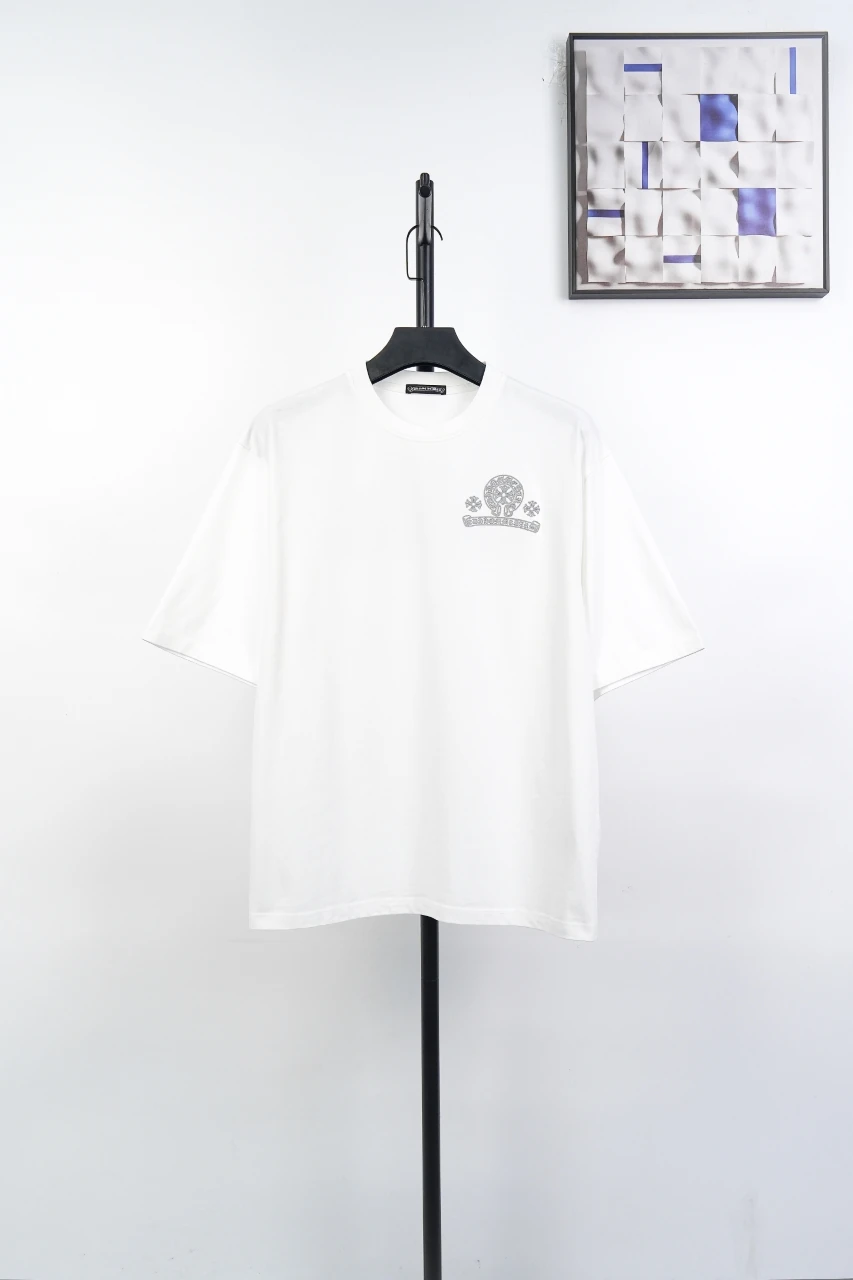 Chrome Hearts White Firework Letter Embroidered T-Shirt product photo from LabelPicks