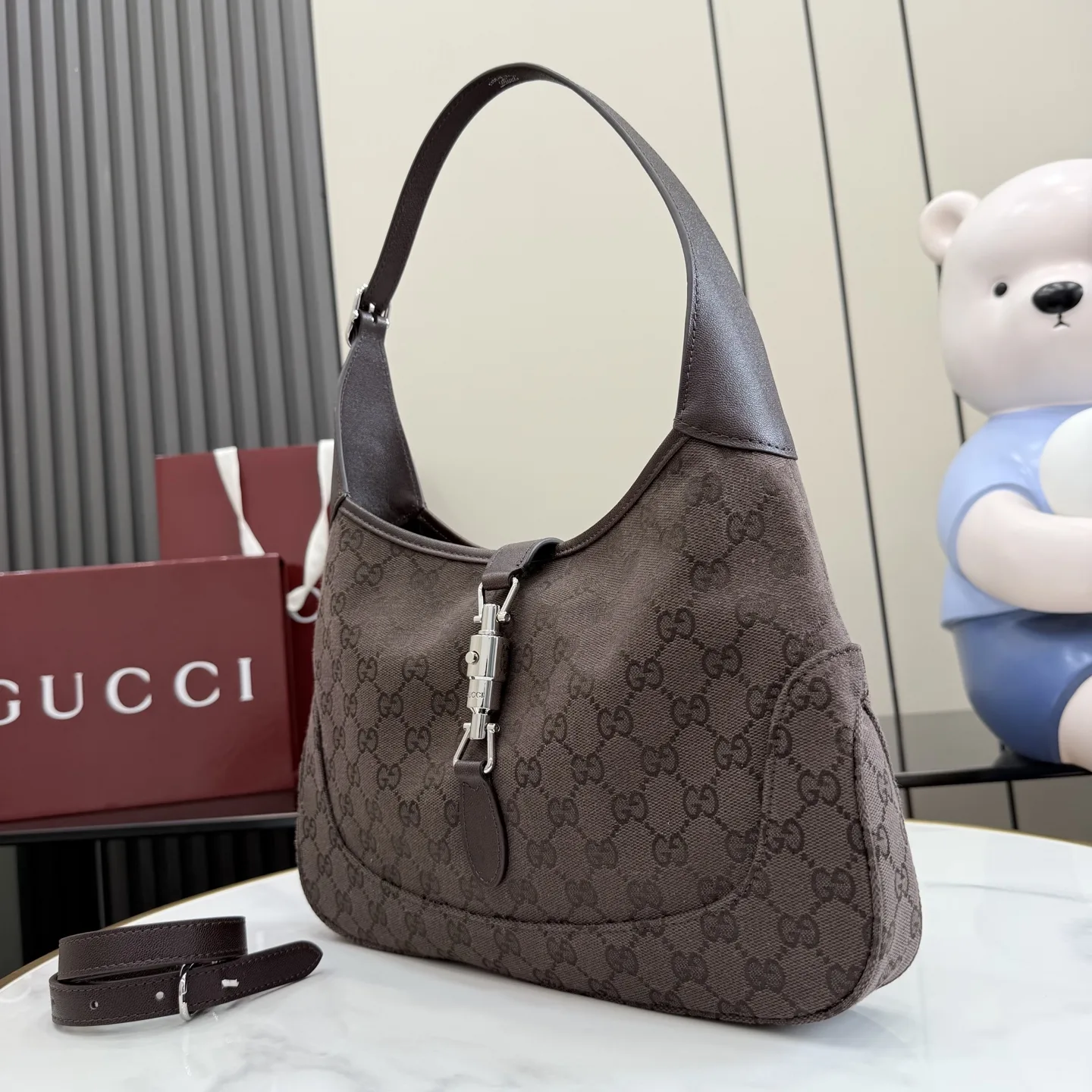 Gucci Brown Jackie Quilted Leather Shoulder Bag product photo from LabelPicks