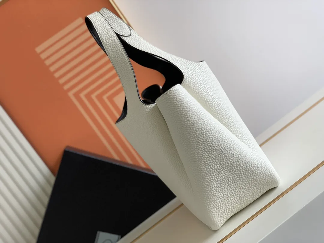 Prada Silver Calfskin Tote Bag product photo from LabelPicks