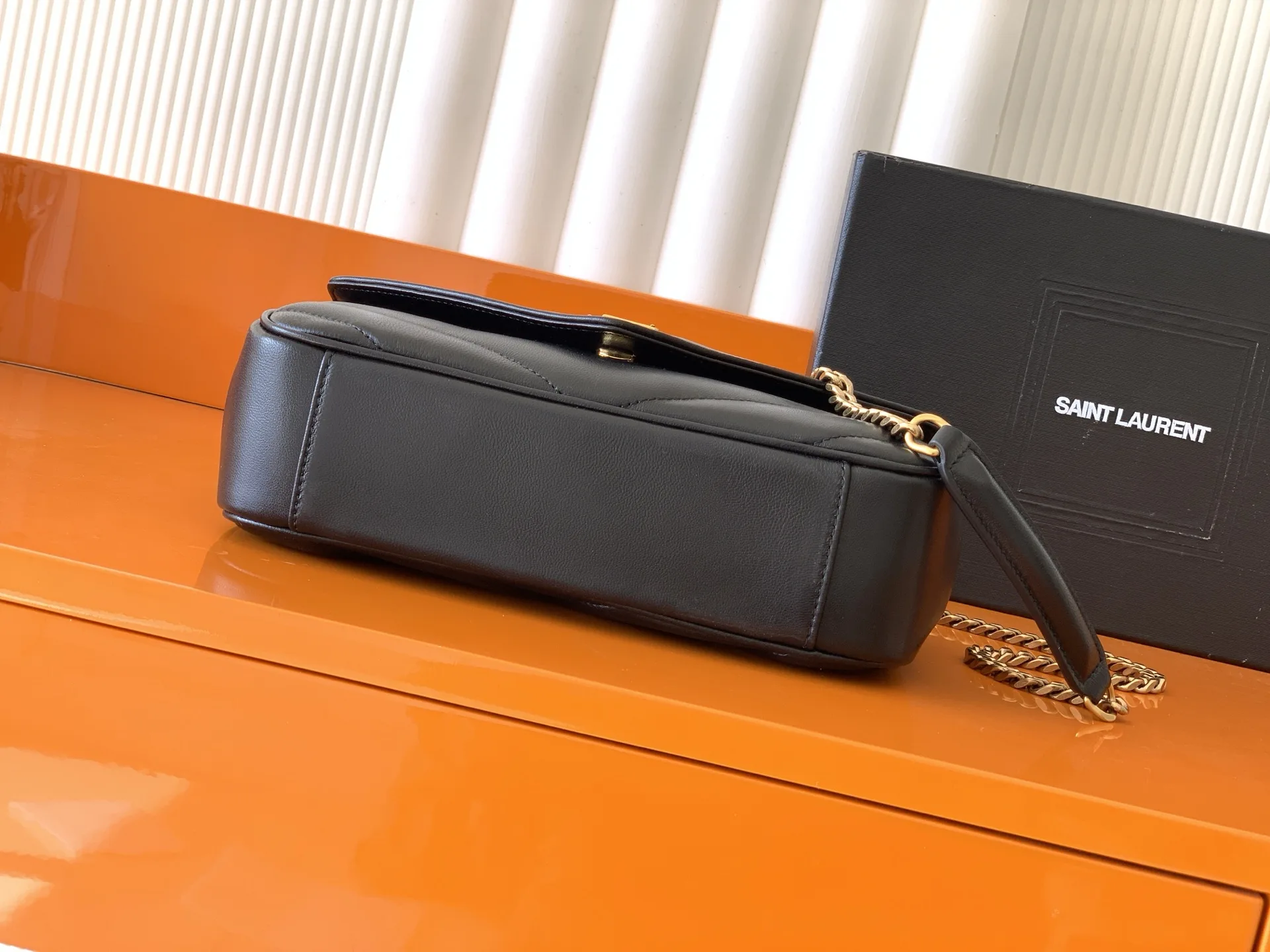 Saint Laurent Black Loulou Lambskin Shoulder Bag product photo from LabelPicks