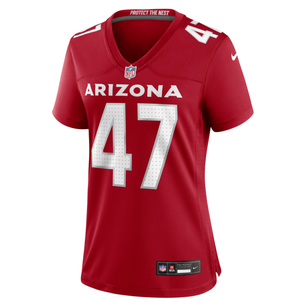 Channing Tindall Arizona Cardinals Nike Women's Team Game Jersey -  Cardinal