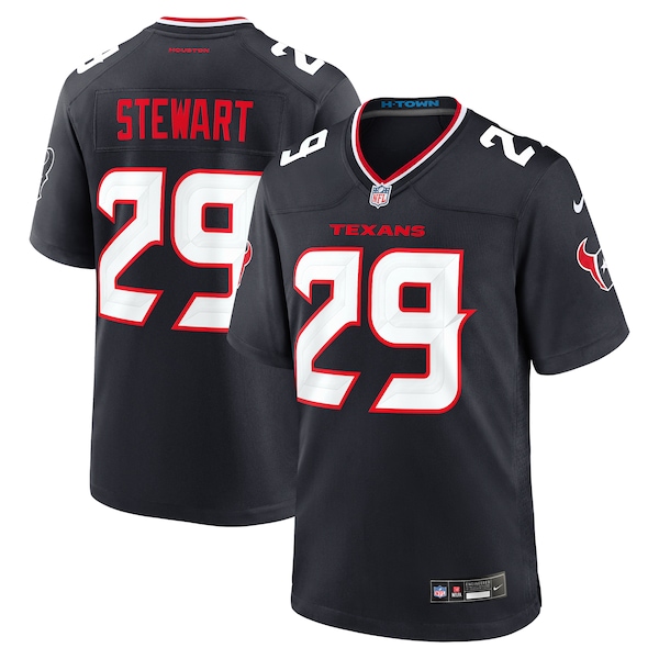 M.J. Stewart Houston Texans Nike Team Game Jersey -  Navy
