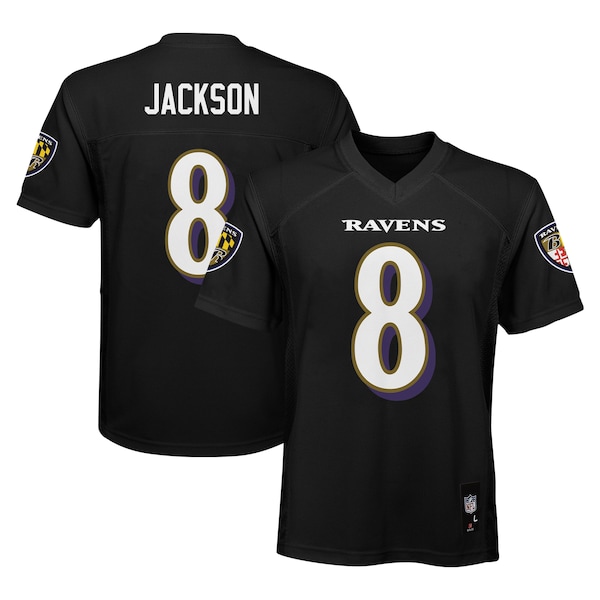 Lamar Jackson Baltimore Ravens Preschool Replica Player Jersey - Black