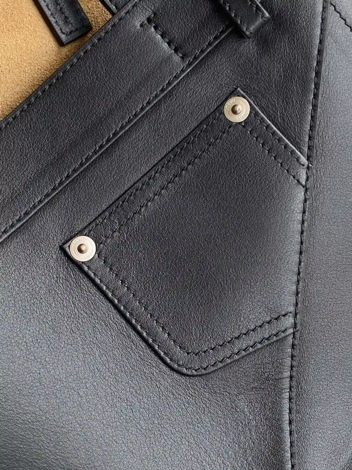 Loewe Black Puzzle Calfskin Tote Bag product photo from LabelPicks