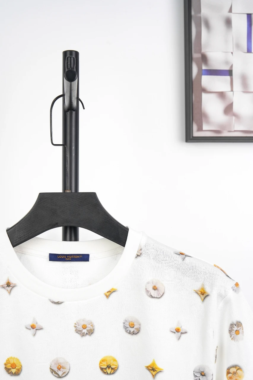 Louis Vuitton White Half Daisy Monogram Print T-Shirt product photo from LabelPicks